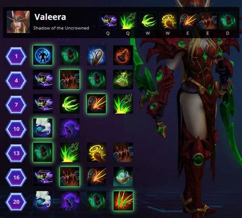 hots valeera build|valla icy veins.